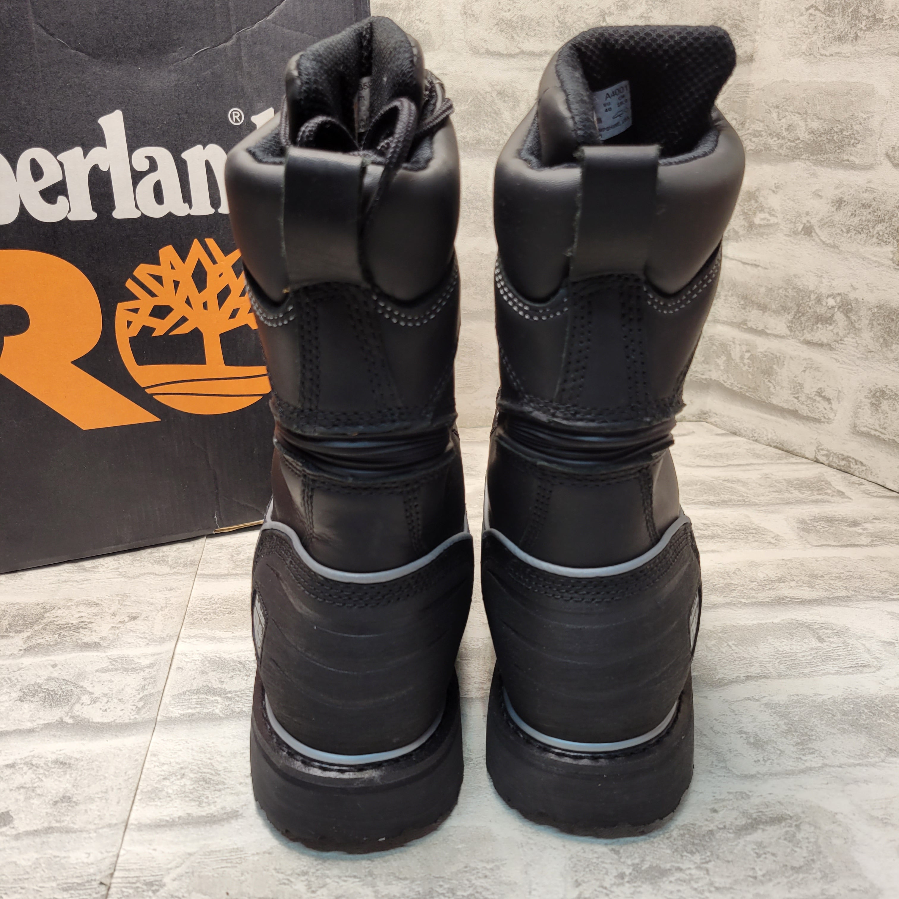 Timberland PRO Men's Gravel Pit 10" Steel-Toe Waterproof Boot, 7.5 Black (7869938073838)